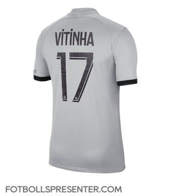 Paris Saint-Germain Vitinha Ferreira #17 Borta Matchtröja 2022-23 Kortärmad
